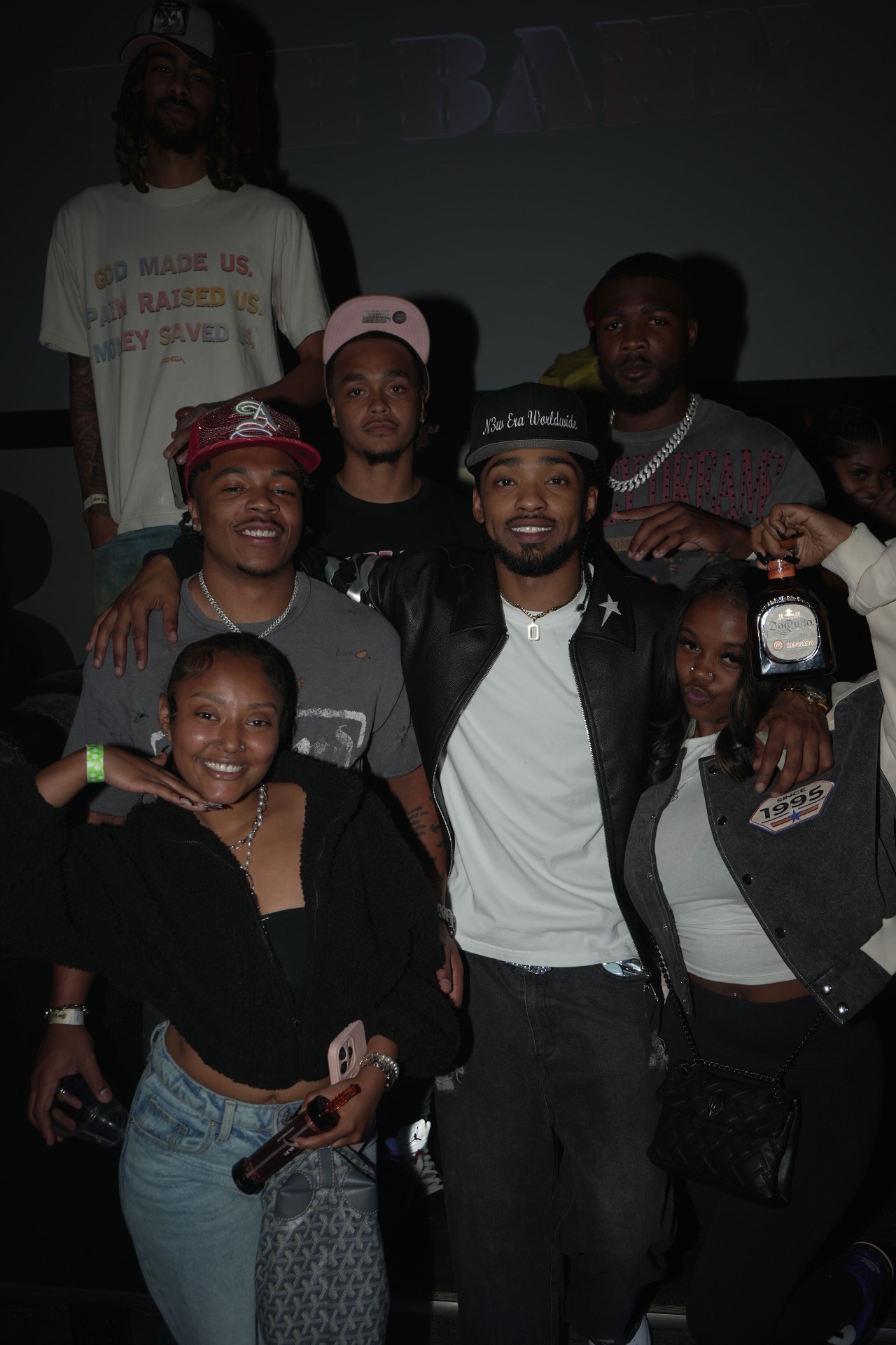 Group photo with the N3w Era Worldwide hat front and center at a past event